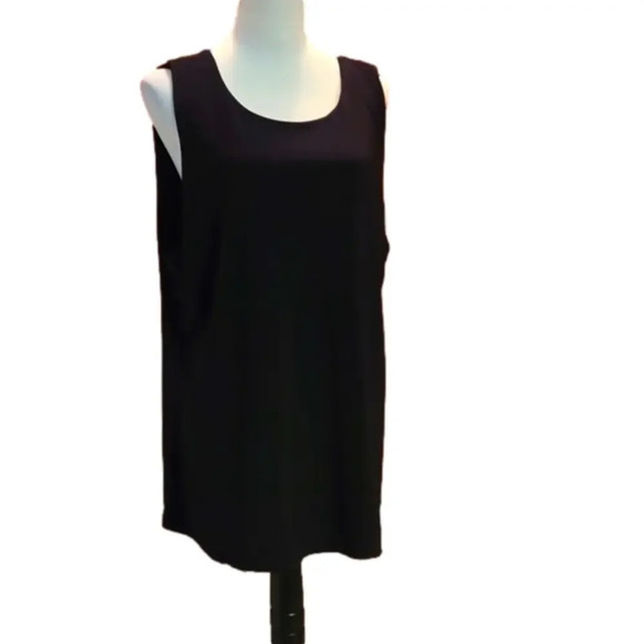 In The Style Tops - In the Style Black Pullover Top NWT Women’s 22 UK 26 Sleeveless Stretch Blouse